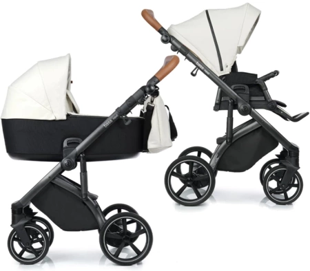 Roan Bass Next Wózek Głęboko-Spacerowy 2w1 Oreo