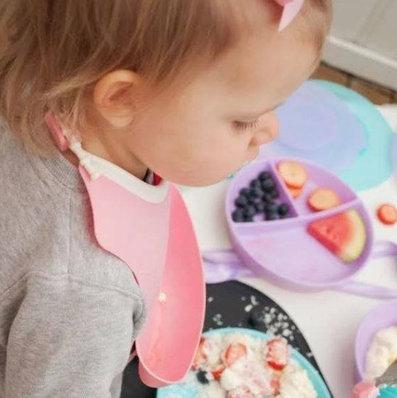 Twistshake Śliniak Plastikowy 2 szt Black