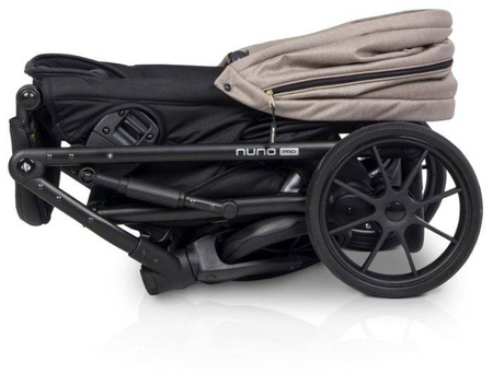 Riko Nuno Pro Wózek Głęboko-Spacerowy 2w1 z Miękką Gondolą Sand