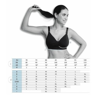 Carriwell Bezszwowy Biustonosz Do Karmienia Z Koronką S Box 3060 Niebieski