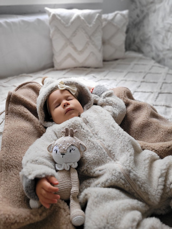 Zaffiro Nevada Kombinezon Wełniany Dla Dzieci 62/68 Beige