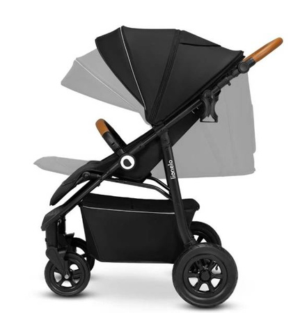 Lionelo Natt Wózek Spacerowy Black Onyx