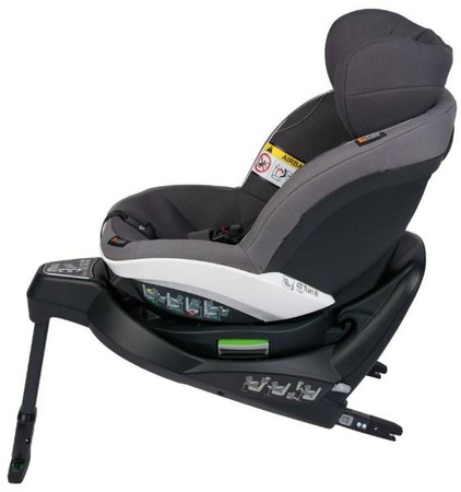 BeSafe Izi Turn B i-Size Fotelik Samochodowy Obrotowy 0-18 kg Metaliczny Melange 02