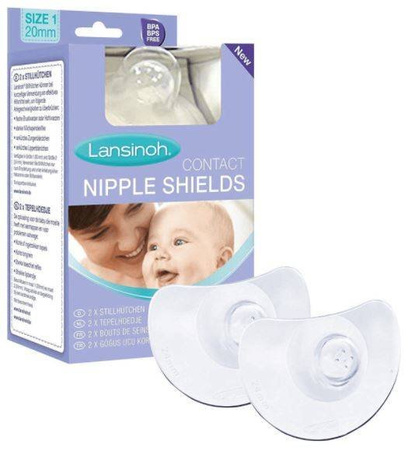 Lansinoh Nipple Shields Osłonki Laktacyjne 24 mm
