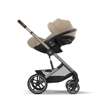 Cybex Balios S Lux 2.0 Wózek Głęboko Spacerowy Almond Beige MEGA ZESTAW 10w1