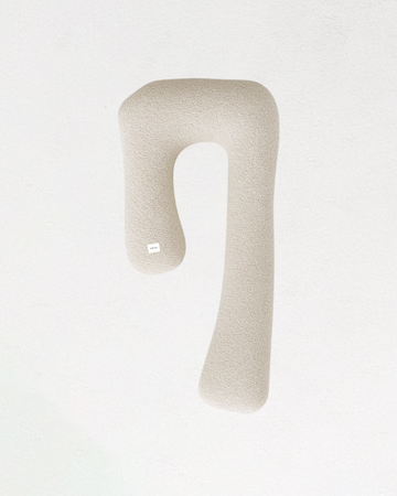 Piapimo Poduszka Ciążowa do Spania Typu 7 Teddy Beż