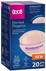 LOVI Discreet Elegance Antybakteryjne Wkładki Laktacyjne 20 szt Beżowe