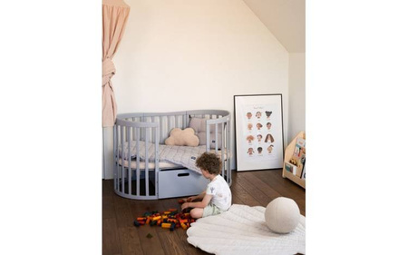 Waldin Szuflada do Łóżeczka 7w1 Grafitowa