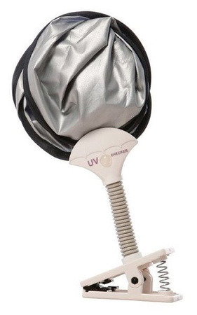 Dreambaby Osłonka Przeciwsłoneczna ze Wskaźnikiem UV z Klipsem