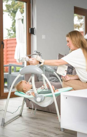 Caretero Loop Huśtawka Elektryczna Mint