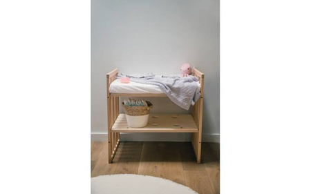 Waldin Łóżeczko Dziecięce 7w1 z Materacem Grafit