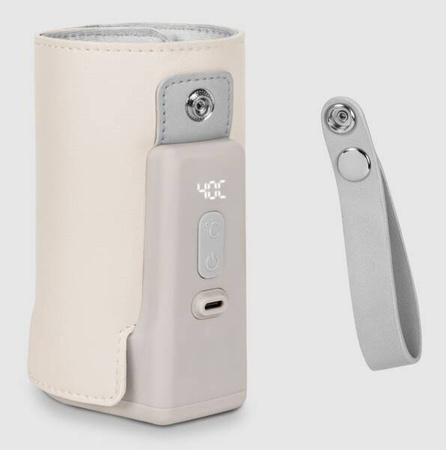 Lionelo Thermup Go Plus Przenośny Podgrzewacz Do Butelek Beige Sand