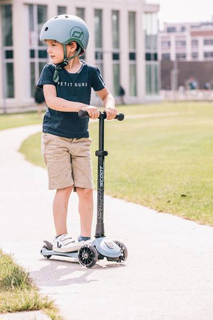 Scootandride Highwaykick 3 LED Hulajnoga Składana ze Świecącymi Kółkami 3+ Steel