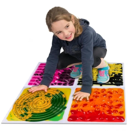 Tullo Ścieżka Sensoryczna - Płytki Z Cieczą 4szt