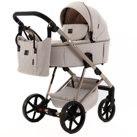 Adamex Delta Natura 4 Wózek Głęboko-Spacerowy Vanilla