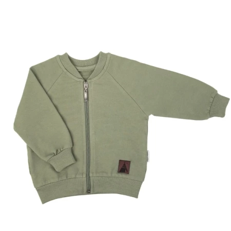 Nicol Bluza Chłopięca Rozpinana Dresowa Rozmiar 68 Zielona