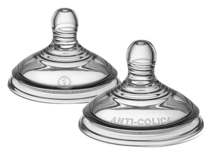 Tommee Tippee Smoczek Antykolkowy Do Butelki Advanced 2szt. 0+ Wolny Przepływ
