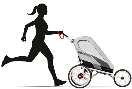 Cybex Zeno Siedzisko Przyczepki Do Biegania Do Roweru Cybex Sports Medal Grey