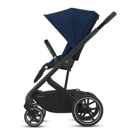 Cybex Balios S Lux Wózek Spacerowy Navy Blue - Czarna Rama 2022