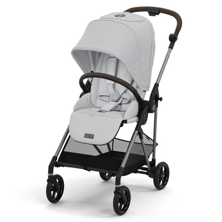 Cybex Melio Wózek Głeboko-Spacerowy Fog Grey + Cloud G I-Size