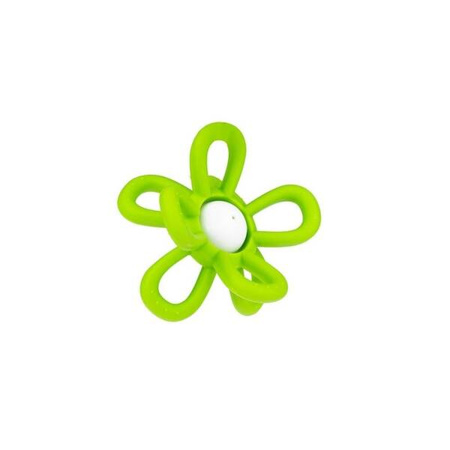 Dumel GiliGums Grzechotka Kwiatek Zielona