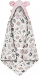 Bonjour Cherie Light Bambusowy Kocyk Do Fotelika Baby Shower Bez Wypełnienia 90x90 