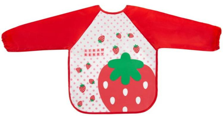 Bocioland Śliniak Fartuszek Rękawek Dla Dzieci Truskawka