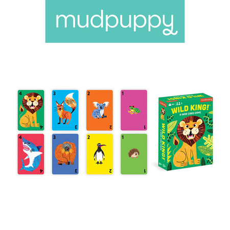Mudpuppy Gra karciana Wild King! 4+