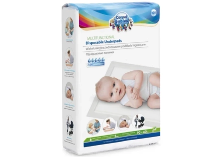 Canpol Jednorazowe Podkłady Higieniczne z Paskiem Samoprzylepnym 78/002new