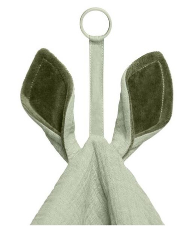 Bibs Cuddle Cloth Kangoroo Pieluszka Przytulanka z Zawieszką Na Smoczek Sage