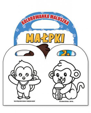 Martel Kolorowanka Maluszka. Małpki