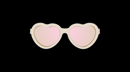 Babiators Heart P-HRT502-S Polaryzacja Rozmiar 0-2+ Sweet Cream