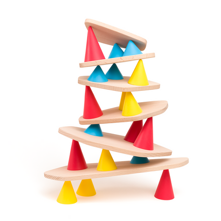 OPPI Kreatywny zestaw konstrukcyjny mały Piks Small 24 el. + Zestaw 24 kart kreatywnych 3+