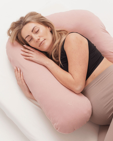 Piapimo Poduszka Ciążowa do Spania Typu 7 Jersey Różowy