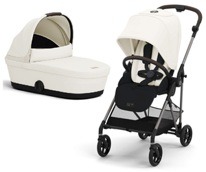 Cybex Melio Wózek Głęboko-Spacerowy Canvas White