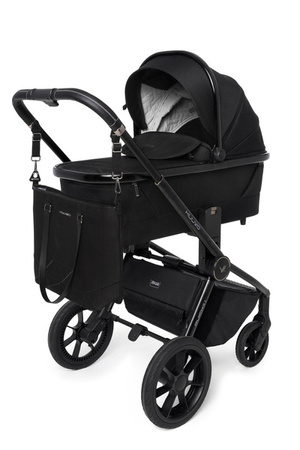 Muuvo Quick SE 2 Wózek Głęboko-Spacerowy Sunset Black + Cybex Aton B2 i-Size Fotelik Samochodowy 0-13kg + Baza One Volcano Black