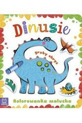 Aksjomat Dinusie Kolorowanka Malucha z Grubym Obrysem