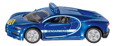 Siku 15 Samochodzik Metalowy Bugatti Chiron Gendarmerie
