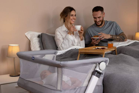 Chicco Next2me Pop-Up Łóżeczko Dostawne Grey Mist