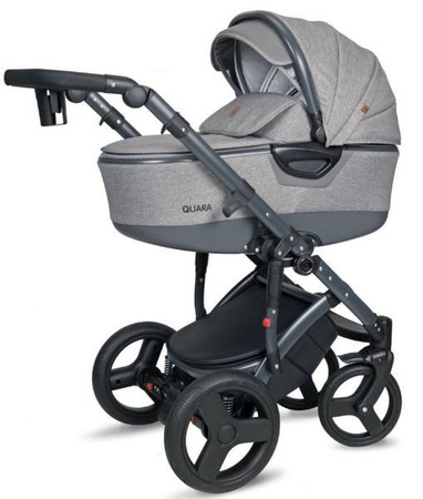 Coto Baby Quara Wózek Głęboko-spacerowy 26 Light Grey
