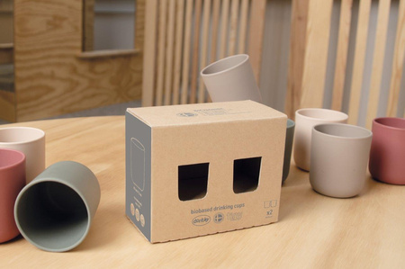 Dantoy TINY BIObased Kubek dla dzieci 2 szt Mocca/ Olive