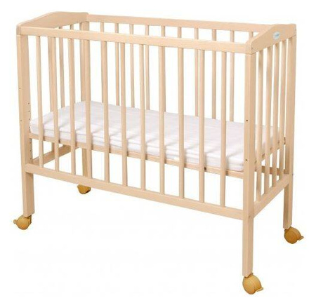 Waldin Łóżeczko Dostawne 2w1 z Wyposażeniem P8 Natural / Sówki