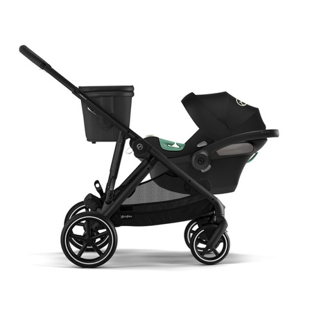 Cybex Gazelle S Wózek Spacerowy Bliźniaczy Rama Czarna Moon Black