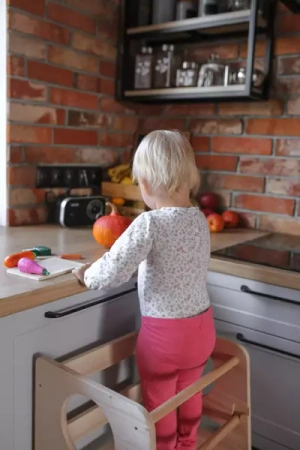 Baby Wood Kitchen Helper S Naturalny