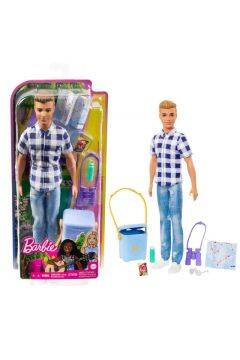 Mattel Barbie Kemping Ken Lalka + Akcesoria