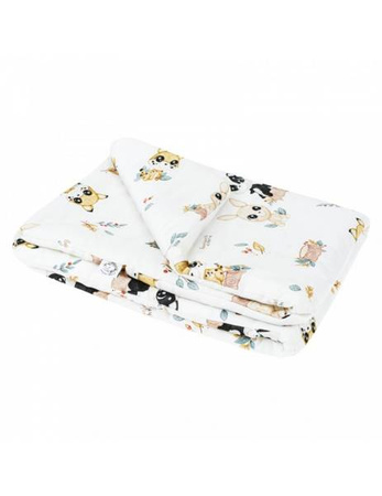 Bambusowa Kołderka Niemowlaka Słodziaki rozmiar 65x75 cm