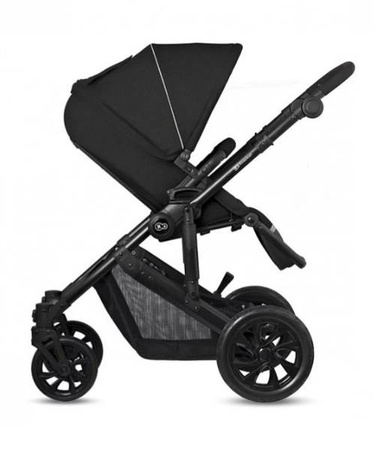 Kinderkraft Prime Lite Wózek Głęboko-Spacerowy 2w1 Deep Black
