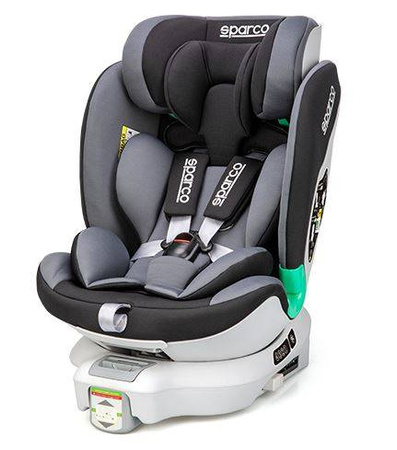 Sparco SK6000i Isofix Fotelik Samochodowy 9-25kg Czarno-Szary