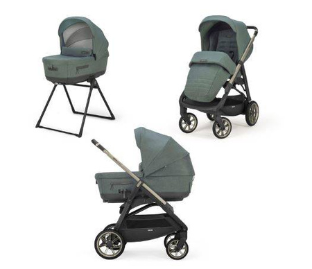 Inglesina Aptica Duo Wózek Głęboko-Spacerowy + Stojak Na Gondolę Neptune Greyish