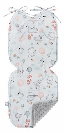 Bambusowa Wkładka do Wózka DUŻA 86x37cm Balony